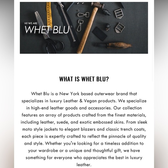 WHET BLUE New York Leather jacket, dark blue - Picture 11 of 12